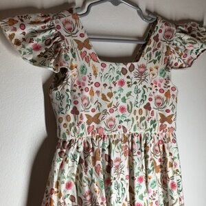 Butterfly floral dress